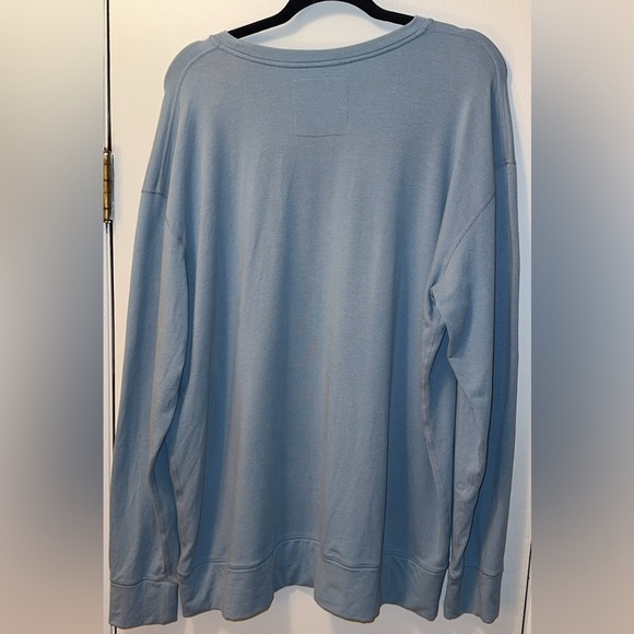 SAXX 3Six Five Men’s Blue Long Sleeve Sweatshirt XL Relaxed Fit Lounge Pullover - Picture 8 of 13